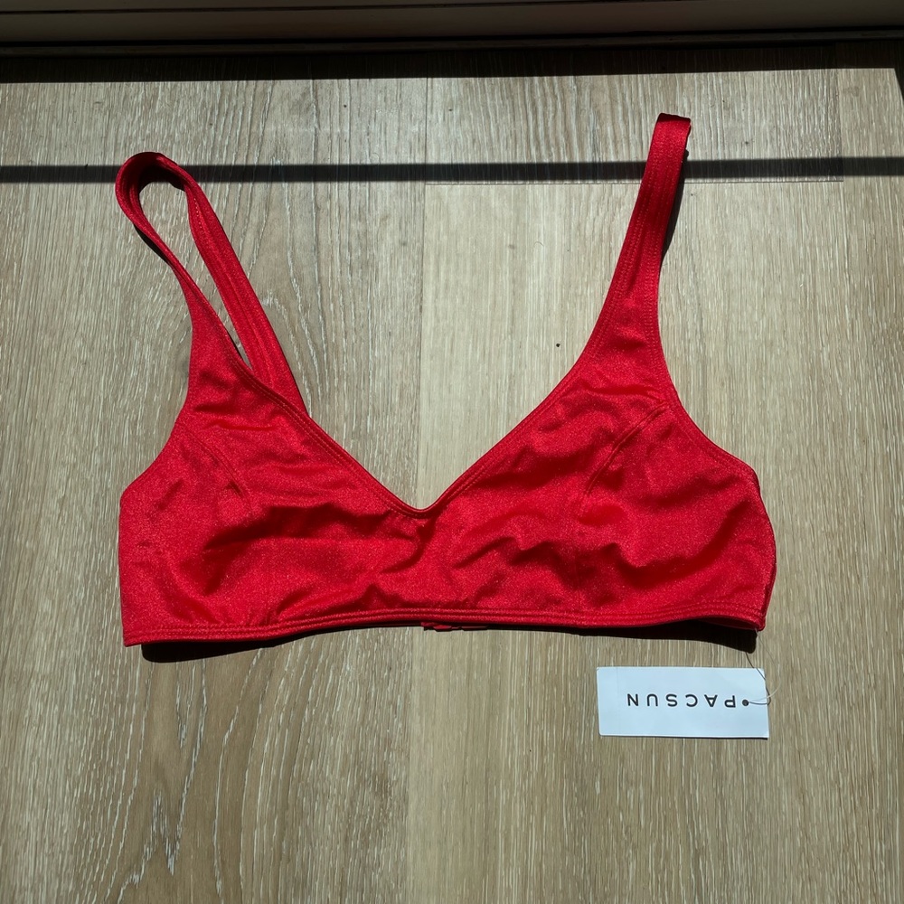 Pacsun red bikini top